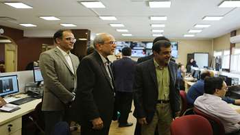 بازدید رئیس دانشگاه از ایرنا