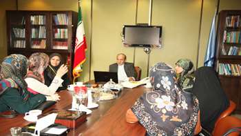 دیدار دکتر جغتایی با میهمانان لبنانی همایش گفتاردرمانی