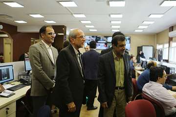 بازدید رئیس دانشگاه از ایرنا