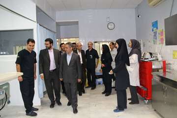 بازدید معاون درمان وزارت بهداشت از مركز آموزشي درماني روانپزشكي رازي