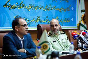 امضای تفاهم نامه همکاری علمی - پژوهشی دانشگاه با پلیس پایتخت