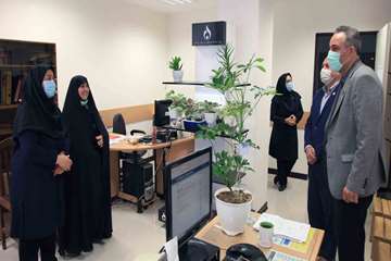 بازدید رئیس دانشگاه به مناسبت هفته دولت