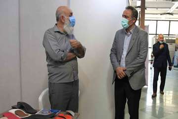 برپایی نمایشگاه دستاوردهای شرکت های فناور وابسته به مرکز رشد / بازدید هیات رئیسه دانشگاه از این نمای