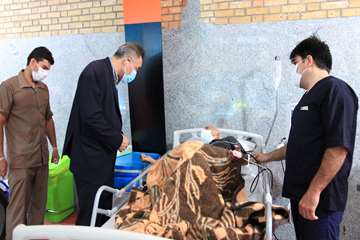 افتتاحیه بخش سرپائی تزریق داروی رمدسیوبر در مرکز رازی