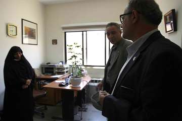 بازدید رئیس دانشگاه به مناسبت هفته دولت