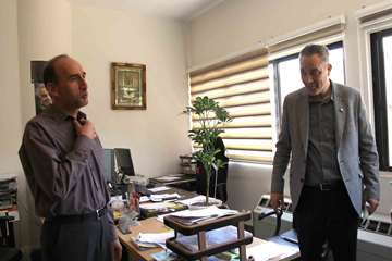 بازدید رئیس دانشگاه به مناسبت هفته دولت