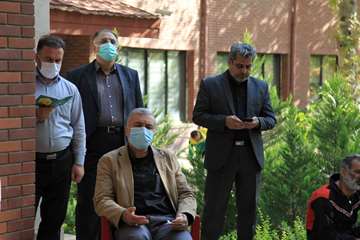 مراسم پر فیض زیارت عاشورا کنار قبور شهدای گمنام