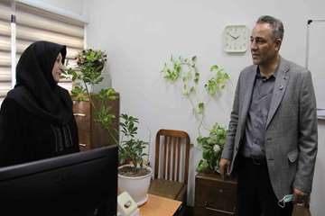 بازدید رئیس دانشگاه به مناسبت هفته دولت