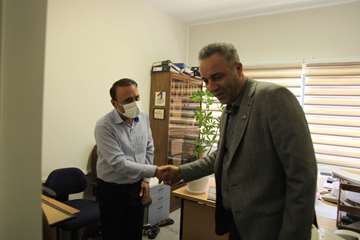 بازدید رئیس دانشگاه به مناسبت هفته دولت