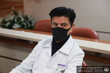 بازدید رئیس دانشگاه از بیمارستان رفیده