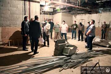 بازدید آقای دکتر خانکه از بیمارستان یافت آباد واخوان