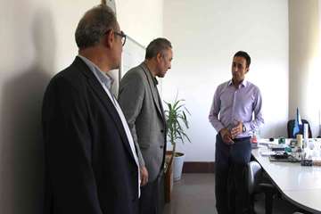 بازدید رئیس دانشگاه به مناسبت هفته دولت