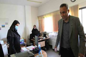 بازدید رئیس دانشگاه به مناسبت هفته دولت