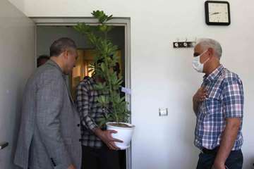 بازدید رئیس دانشگاه به مناسبت هفته دولت