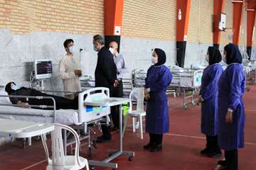 افتتاحیه بخش سرپائی تزریق داروی رمدسیوبر در مرکز رازی