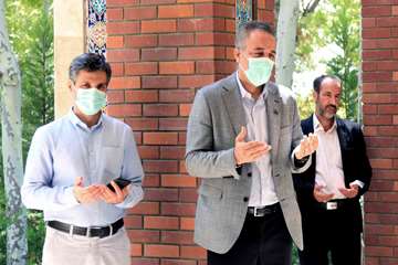 تجدید میثاق مسئولان، اعضای هیات علمی و کارکنان دانشگاه علوم توانبخشی و سلامت اجتماعی با شهدای دفاع م