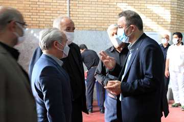 افتتاحیه بخش سرپائی تزریق داروی رمدسیوبر در مرکز رازی