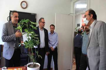 بازدید رئیس دانشگاه به مناسبت هفته دولت