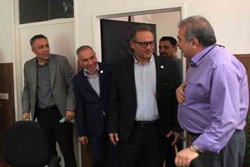 بازدید رئیس دانشگاه به مناسبت هفته دولت