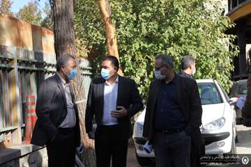 بازدید آقای دکتر خانکه از بیمارستان یافت آباد واخوان