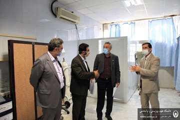 بازدید رئیس دانشگاه از بیمارستان رازی