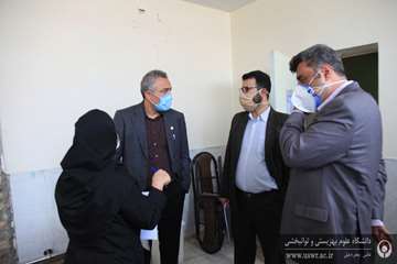 بازدید رئیس دانشگاه از بیمارستان رازی