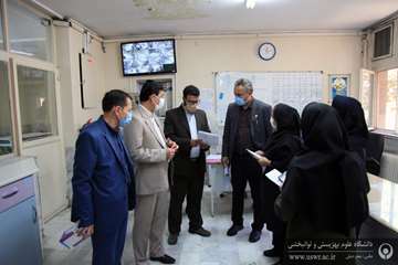 بازدید رئیس دانشگاه از بیمارستان رازی