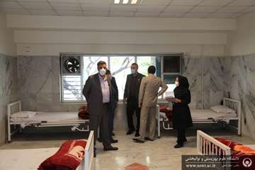 بازدید رئیس دانشگاه از بیمارستان رازی