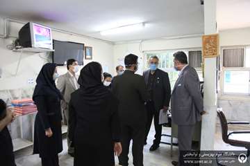 بازدید رئیس دانشگاه از بیمارستان رازی