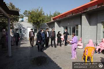 بازدید رئیس دانشگاه از بیمارستان رازی