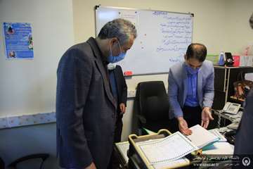 بازدید رئیس دانشگاه از بیمارستان رازی