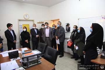 بازدید رئیس دانشگاه از بیمارستان رازی