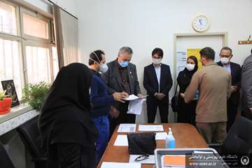 بازدید رئیس دانشگاه از بیمارستان رازی