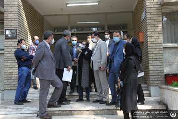 بازدید رئیس دانشگاه از بیمارستان رازی