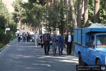 بازدید رئیس دانشگاه از بیمارستان رازی