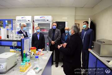 بازدید جناب آقای شهریاری از دانشگاه