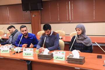 ملاقات دانشجویان بین الملل با مسئولان دانشگاه