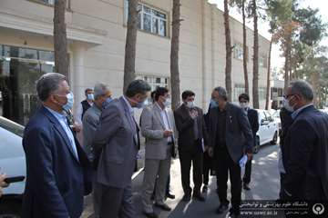 بازدید رئیس دانشگاه از بیمارستان رازی