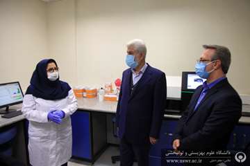 بازدید جناب آقای شهریاری از دانشگاه