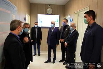 بازدید جناب آقای شهریاری از دانشگاه