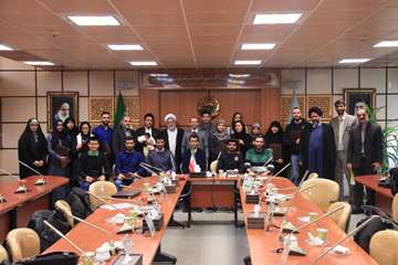 ملاقات دانشجویان بین الملل با مسئولان دانشگاه