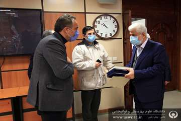 بازدید جناب آقای شهریاری از دانشگاه