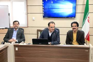 مراسم تکریم دکتر احمدعلی اکبری کامرانی