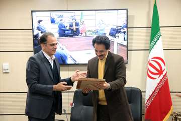 مراسم تکریم دکتر احمدعلی اکبری کامرانی