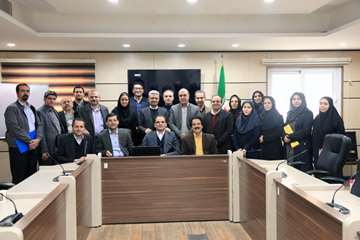 مراسم تکریم دکتر احمدعلی اکبری کامرانی