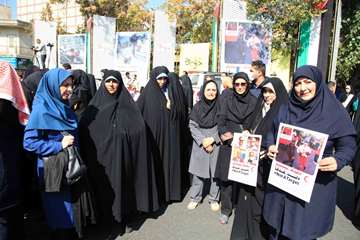 تجمع دانشگاهیان در حمایت از مردم مظلوم فلسطین 