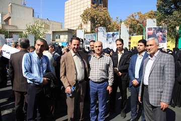 تجمع دانشگاهیان در حمایت از مردم مظلوم فلسطین 