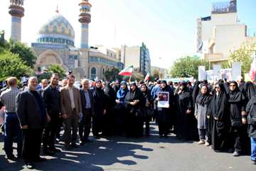 تجمع دانشگاهیان در حمایت از مردم مظلوم فلسطین 