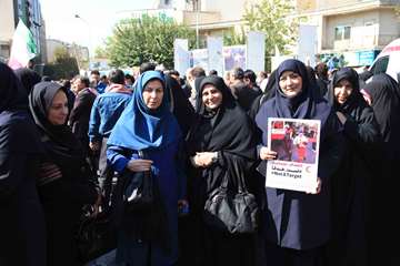 تجمع دانشگاهیان در حمایت از مردم مظلوم فلسطین 