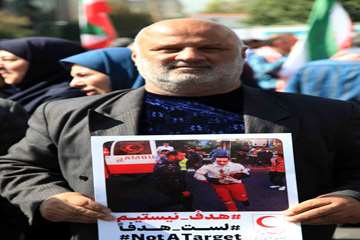 تجمع دانشگاهیان در حمایت از مردم مظلوم فلسطین 